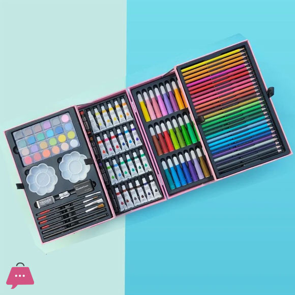145 pc Art Set Premium Briefcase 4-Sides