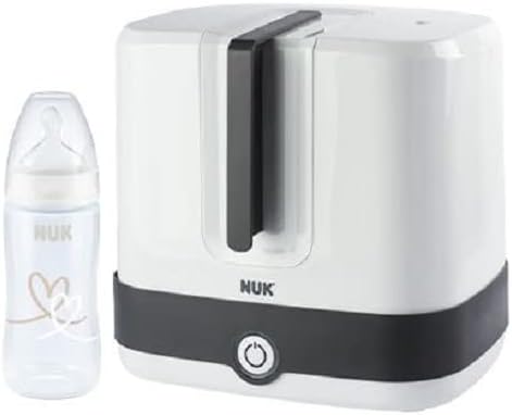 NUK Vario Express Steam Steriliser with Free NUK First Choice Plus Baby Bottle