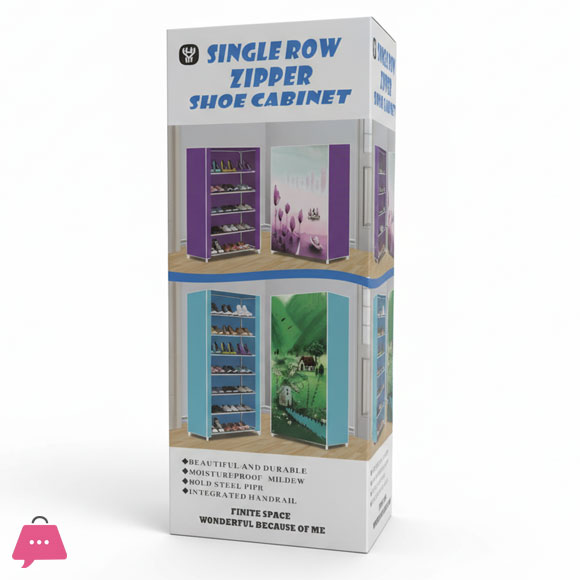 7 Layer Wardrobe Zipper Cover Shoe Rack