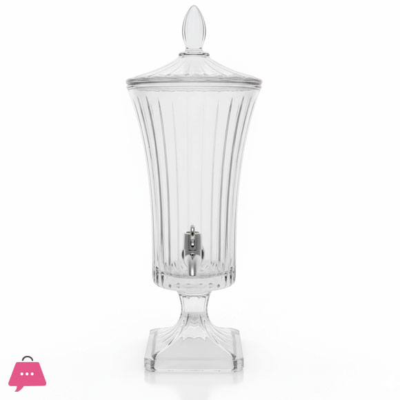 High Quality Juice Drinking Dispenser for Hotel and Home Using with Tap Glass Juice Beverage Dispenser Glassware 4.2 Liter