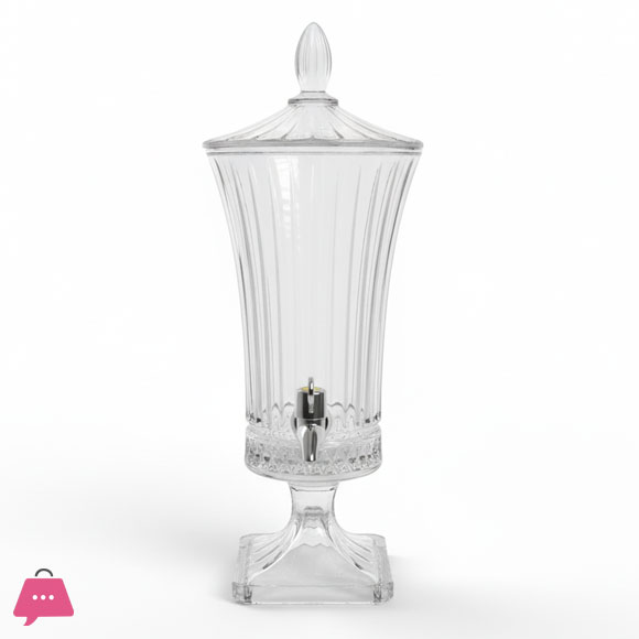 High Quality Juice Drinking Dispenser for Hotel and Home Using with Tap Glass Juice Beverage Dispenser Glassware 4.2 Liter