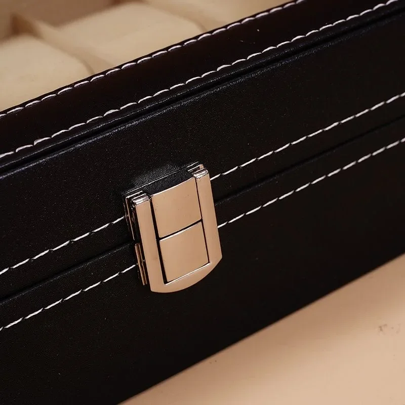 Watch Display Case Organizer with Glass 12- Slots