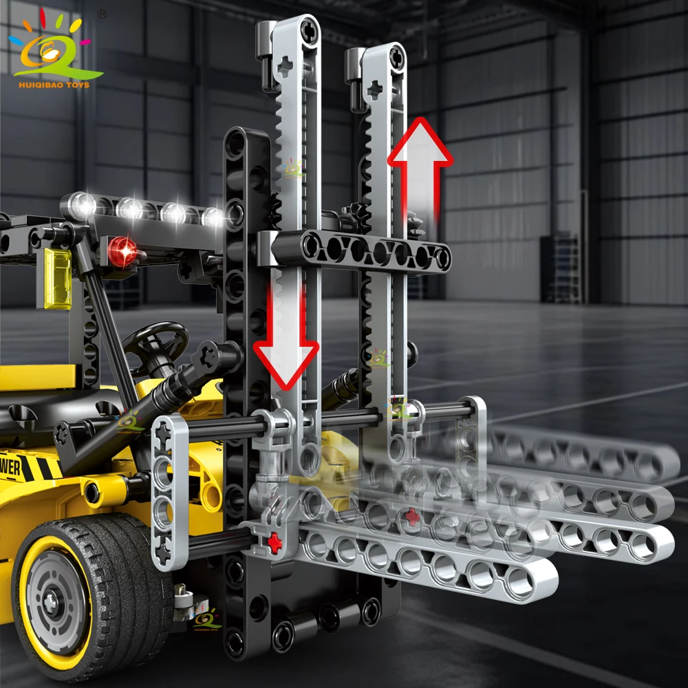 Bulldozer Dump Truck Building Blocks Set for Children Engineering Toys City Construction Bricks, Car Kids Gift