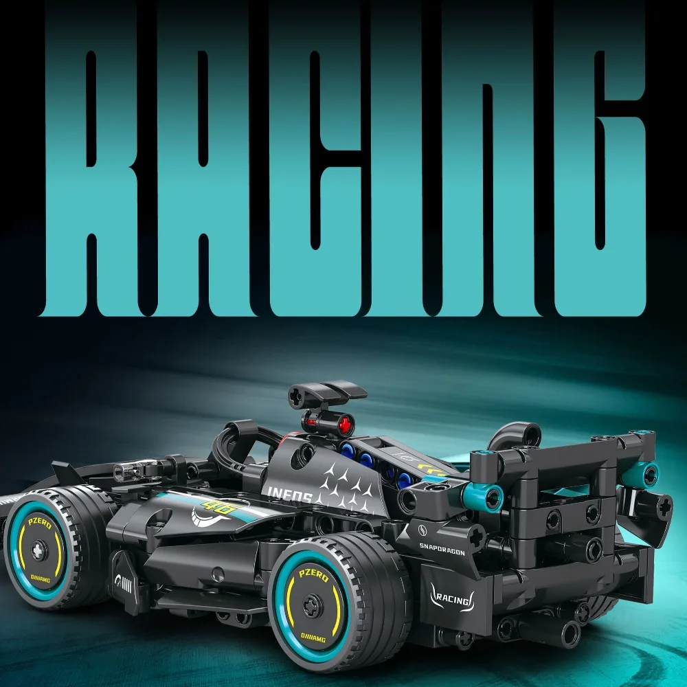 Technical Remote Control F1 Sport Car Building Blocks Supercar Bricks Toy for Adult Kids