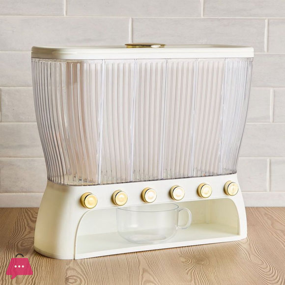 Beans Grain Sealed Storage Box Kitchen Storage Food Containers Rice Bucket Cereal Dispenser