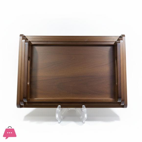 Classic Wooden Serving Trays - Trio Set