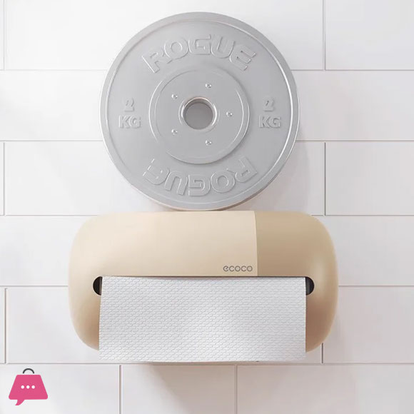 ECOCO Multi-Functional Wall-Mounted Tissue Box with Tissue inside