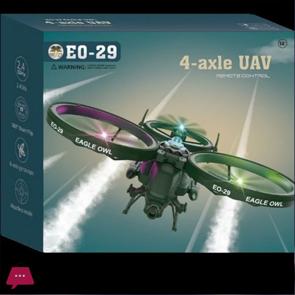 EO-29 Poisonous Scorpion RC Drone Quadcopter Plane 4 Axis 6CH Fixed Wing RC Aircraft