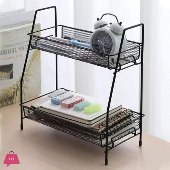 Kitchen Organizer Storage Rack Spice Jars Holder Cosmetics Shelf Toliet Desktop Organiser
