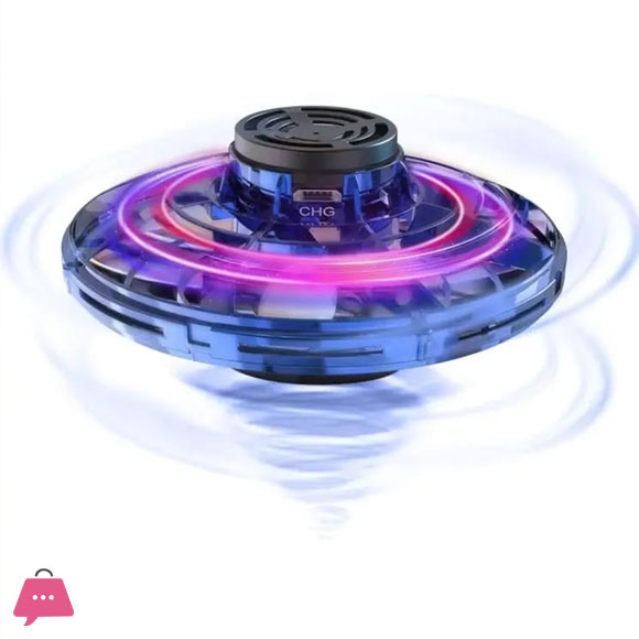 LED Mini Drone with Boomerang Function - Fun Spinner Flying Toy for Kids Perfect for Indoor and Outdoor Play