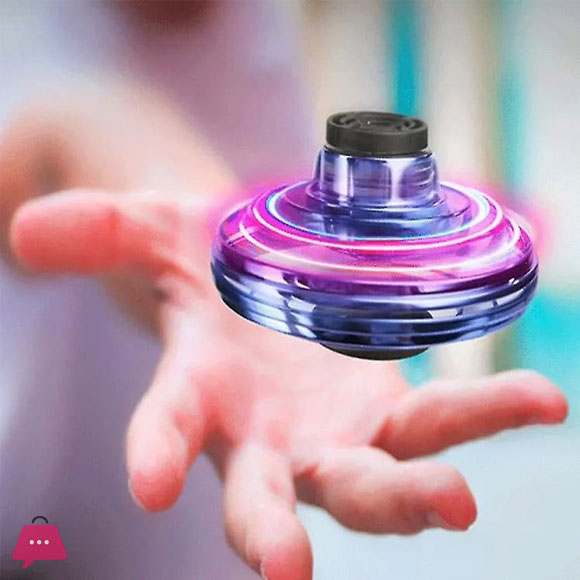 LED Mini Drone with Boomerang Function - Fun Spinner Flying Toy for Kids Perfect for Indoor and Outdoor Play