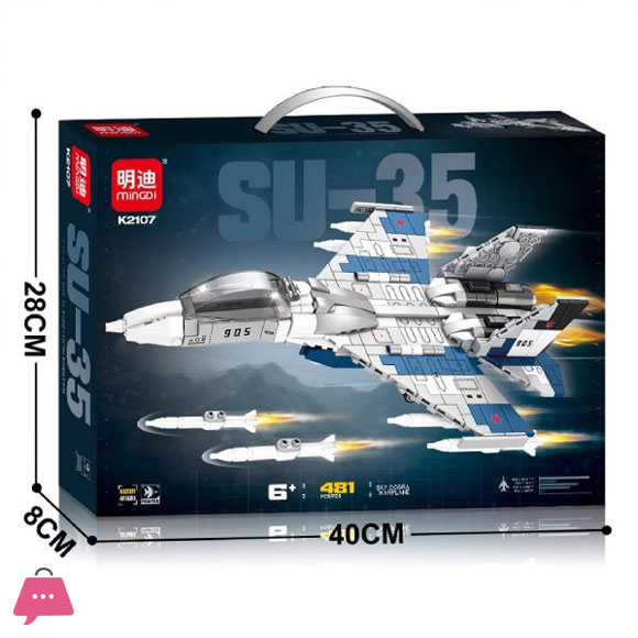 LEGO SU-35 Airplane Building Blocks - 481 PCS