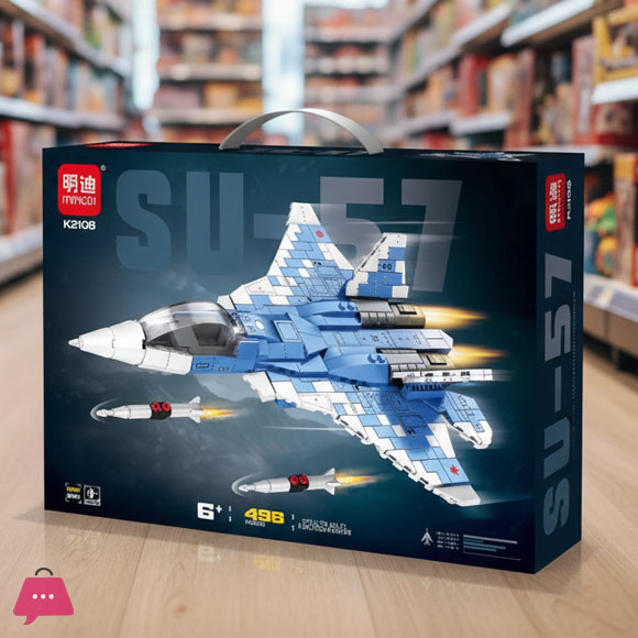 LEGO SU-57 Airplane Building Blocks - 498 PCS