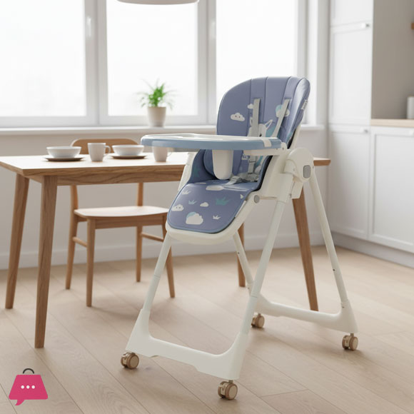 JOYOUS Multifunctional Baby Dining Chair Height Adjustable Safety Toddler Feeding High Chair
