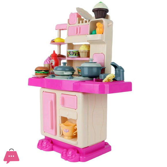Pretend Play Kitchen Set for Kids 43 Pieces