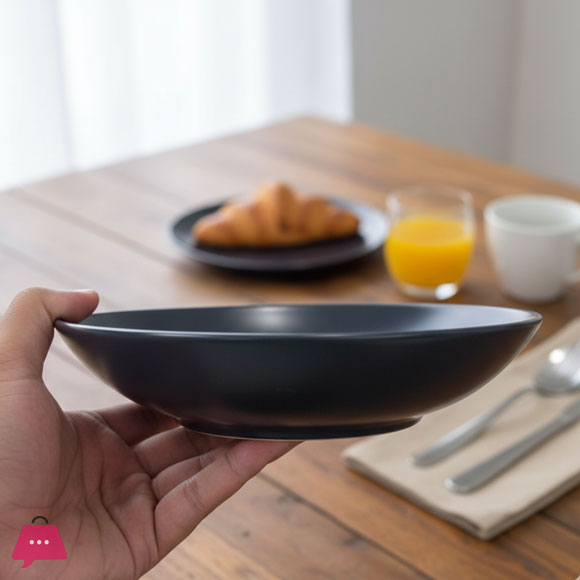 Shoppers Superior Quality Deep Plate 9 Inch 1-Pcs