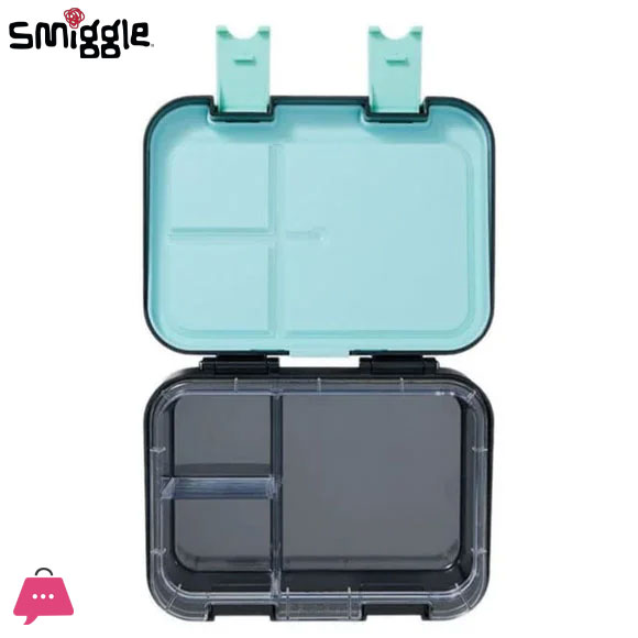 Smiggle Lunch Box Cat & Flowers Design for Kids