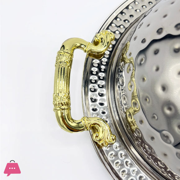 Stainless Steel Serving Platter Mandi Rice BBQ Serving Platter