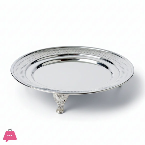 Stainless Steel Serving Platter Stand With Lid