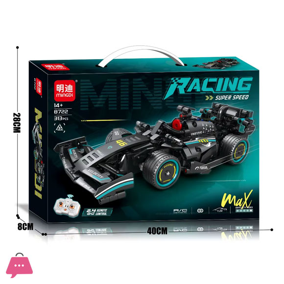 Technical Remote Control F1 Sport Car Building Blocks Supercar Bricks Toy for Adult Kids