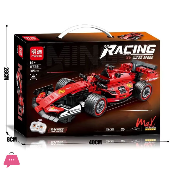 Technical Remote Control F1 Sport Car Building Blocks Supercar Bricks Toy for Adult Kids