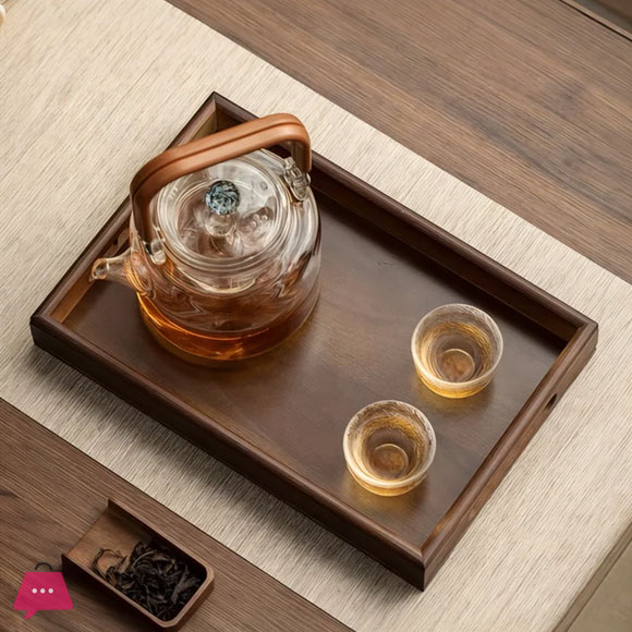 Wooden Tray - Elegant Serving Tray Set of 3