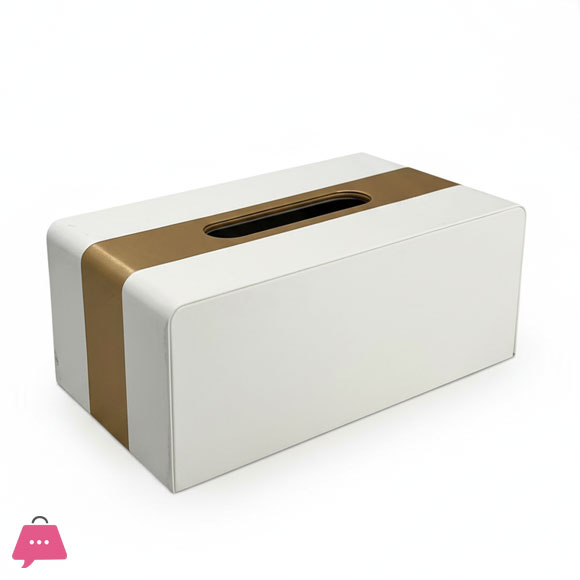 1 Leather Tissue Box, Rectangular Tissue Box