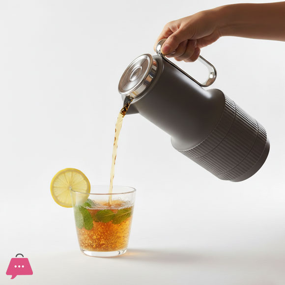 1-Liter Vacuum Insulated Thermos Flask – Keeps Hot & Cold