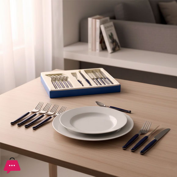 12 Piece Flatware Set Fork & Knife
