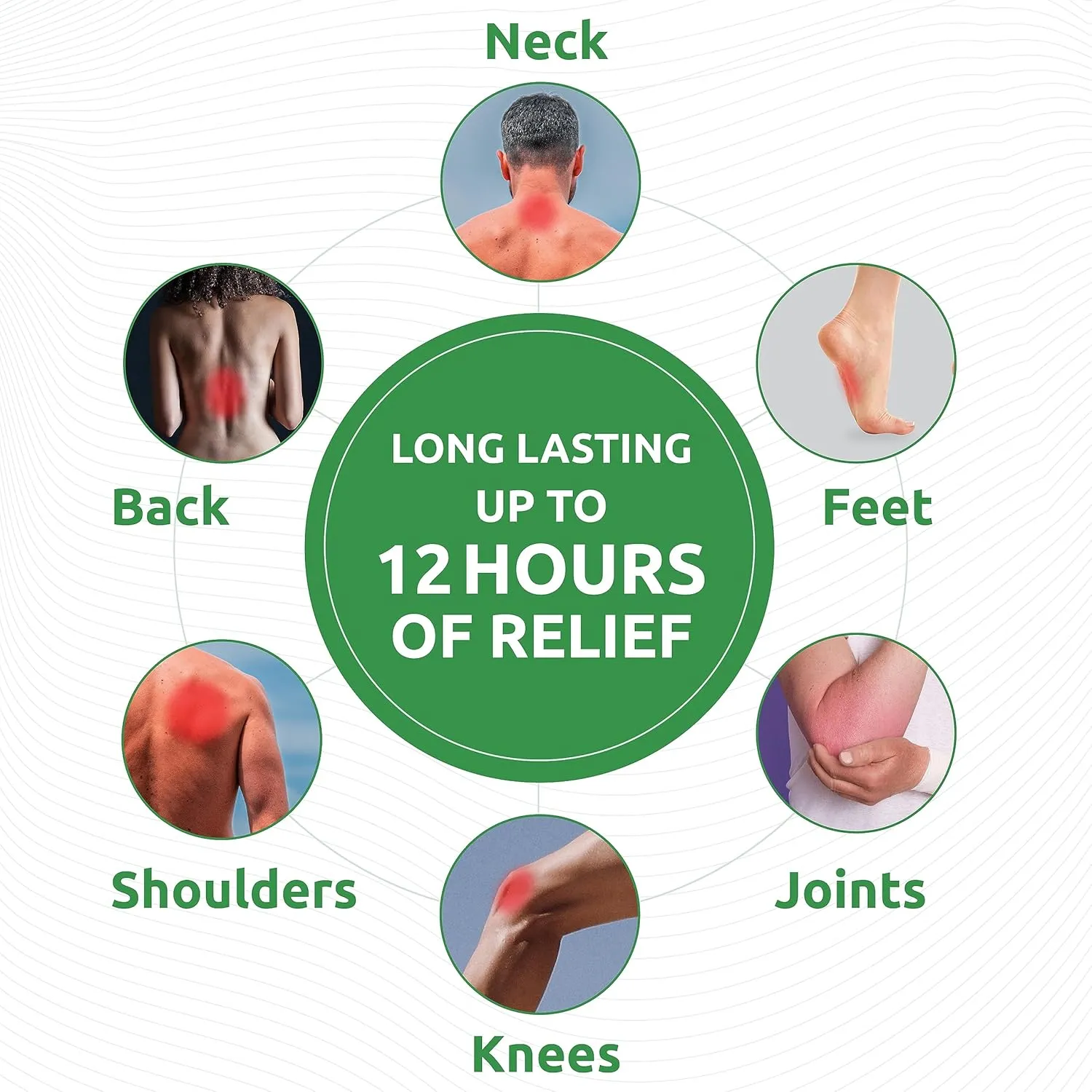 Chinese Herbal Knee Pain Relief Patch – Natural Plaster for Joint, Arthritis, Muscle & Knee Pain (10 Pcs Pack)