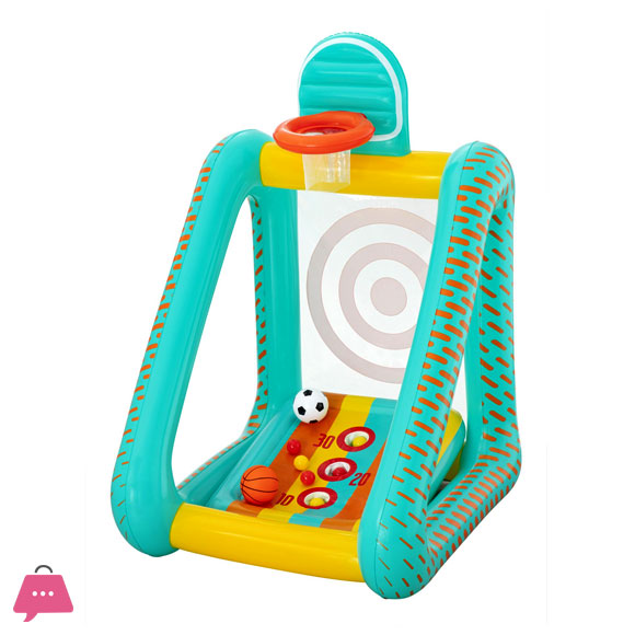 3 in 1 Throwing Game Bullseye 127 x 109 x 178 cm - 52813
