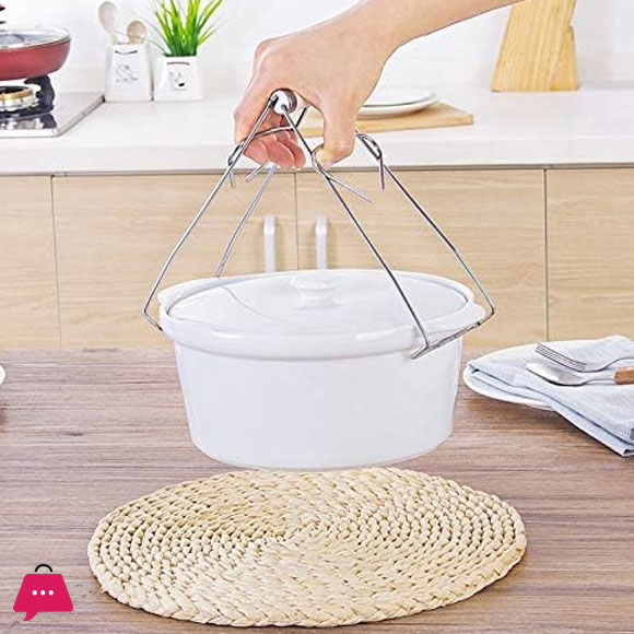 304 Stainless Steel Lifting Plate Clip Anti Scalding Bowl Taking Device Kitchen Gripper