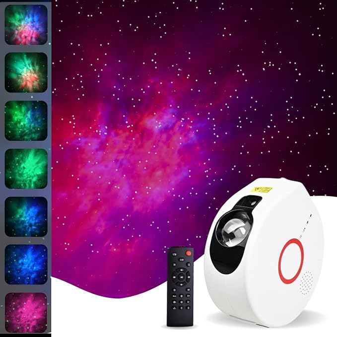 Star And Galaxy Projector With BT Speaker