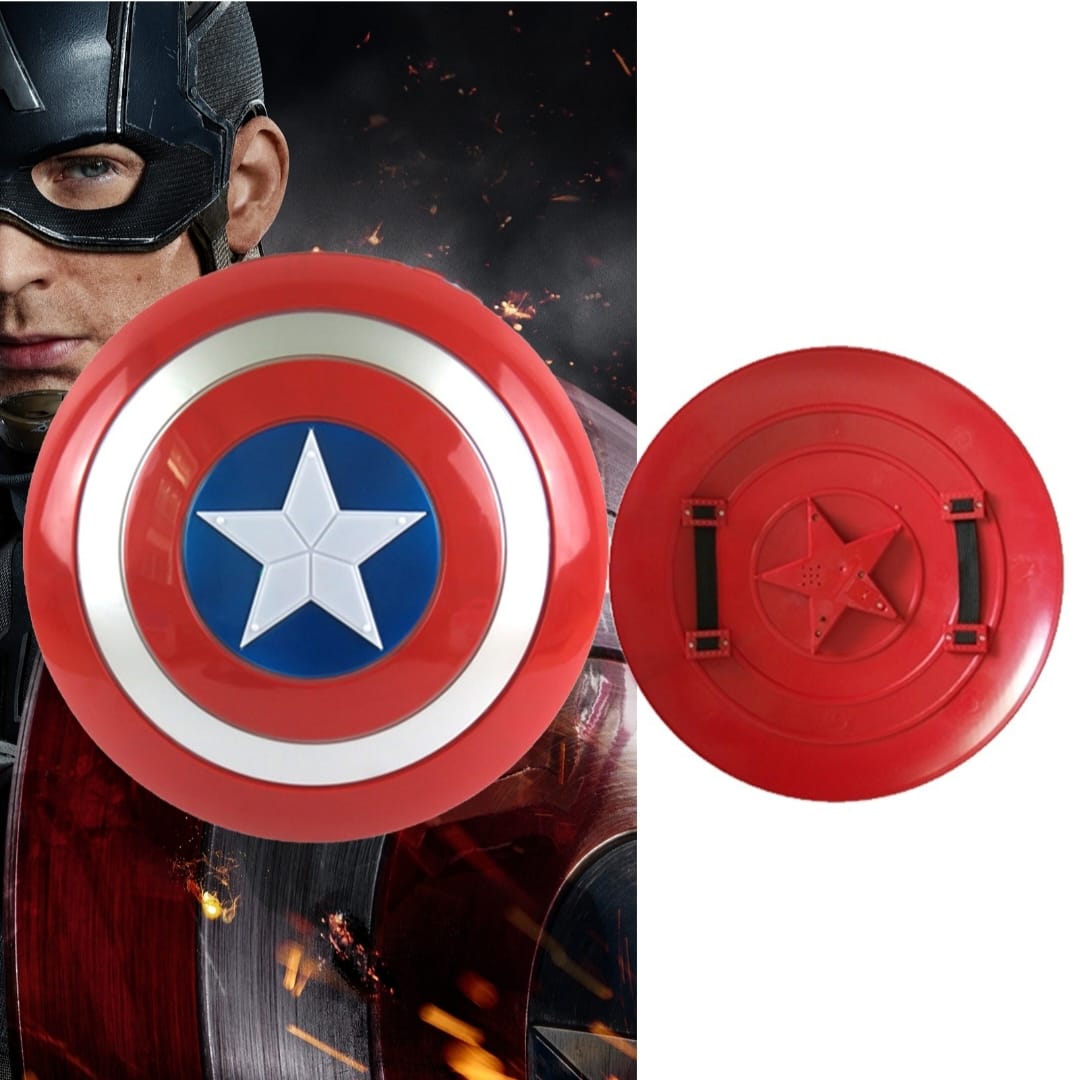 Avengers Captain America Shield Toy with Sound and Lights – 29 cm x 29 cm