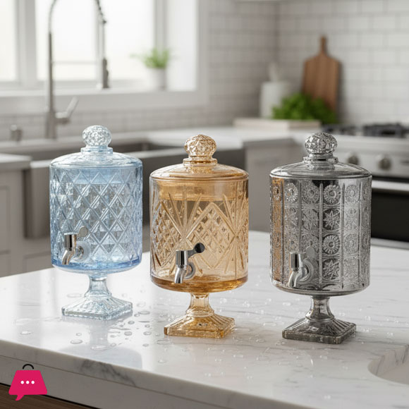 4.5L Glass Drink Beverage Dispenser