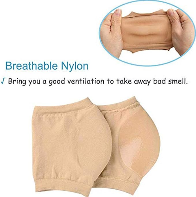 Moisturizing Silicone Gel Heel Socks - 1 Pair