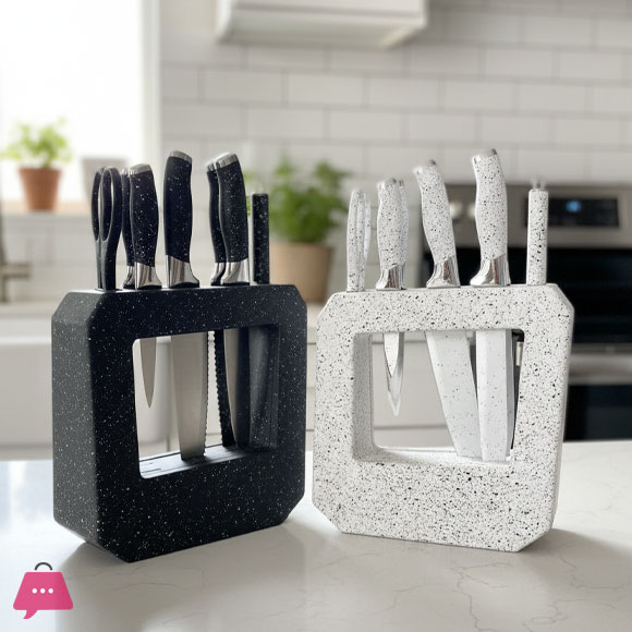 8-Piece Knife Set with Stand