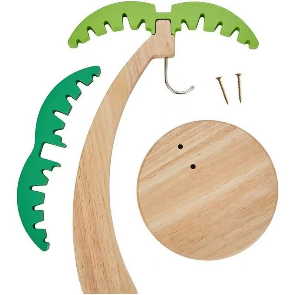 Wooden Banana Rack Creative Space Saving Fruit Vertical Storage Rack