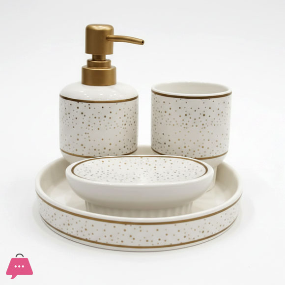 Ceramic Bathroom Set 4 Pieces