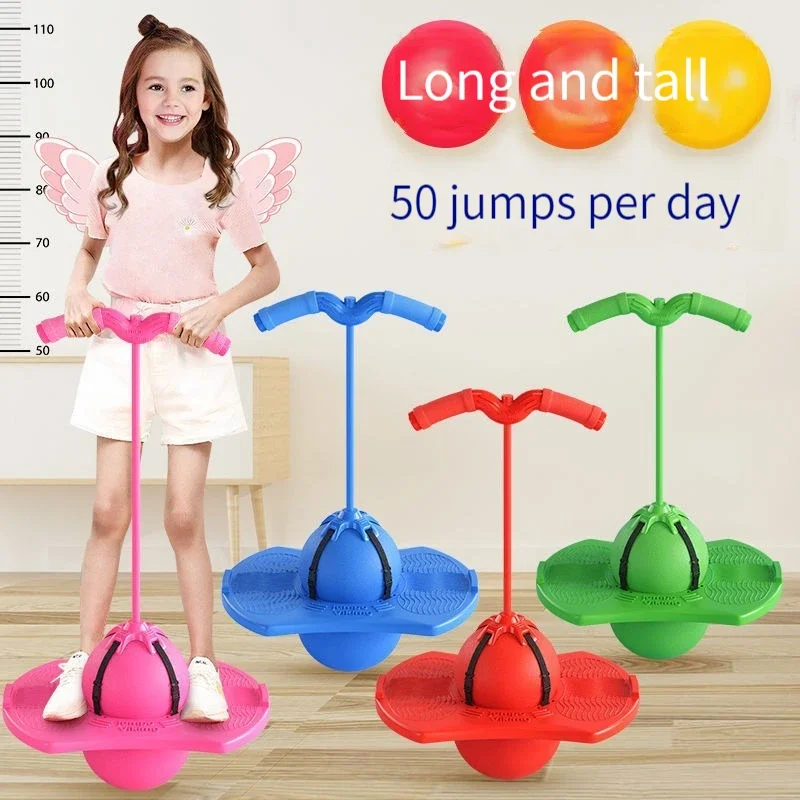 Bouncing Ball Frog Jump Long Height Exercise Equipment Increase High Jump Bouncing Ball Childrens Balance Training Equipment