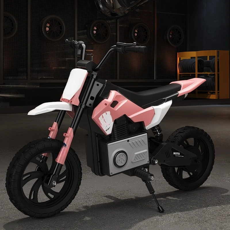 24V Cross Bike For Kids Electric Motorcycle Double Drive Large Two-Wheeled Motorcycle