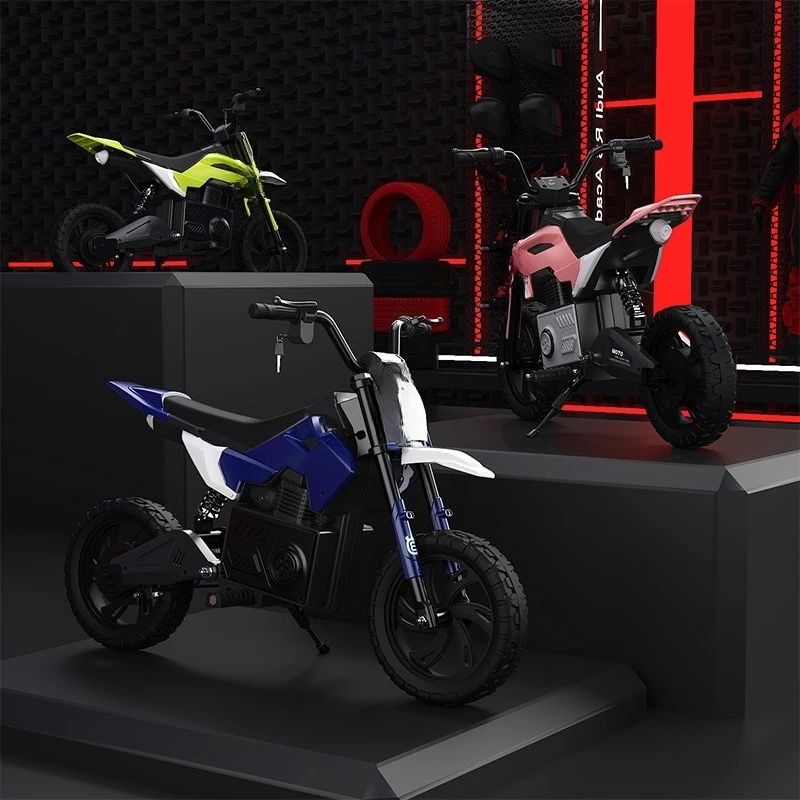 24V Cross Bike For Kids Electric Motorcycle Double Drive Large Two-Wheeled Motorcycle