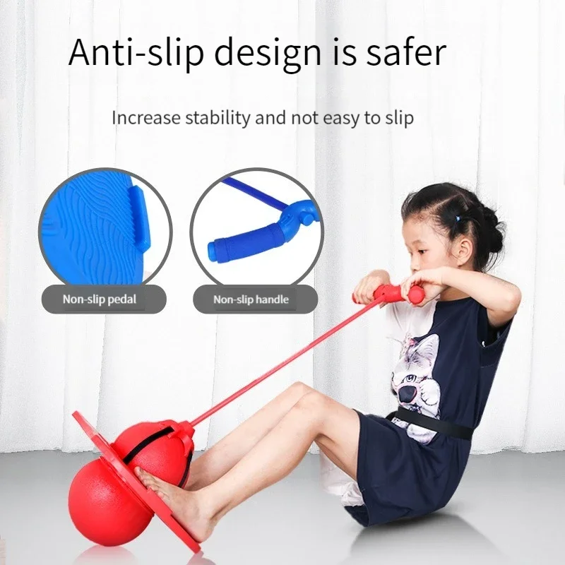 Bouncing Ball Frog Jump Long Height Exercise Equipment Increase High Jump Bouncing Ball Childrens Balance Training Equipment