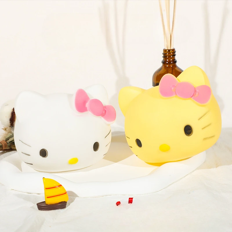 Hello Kitty Night Light Cartoon Cute Bedside Lamp