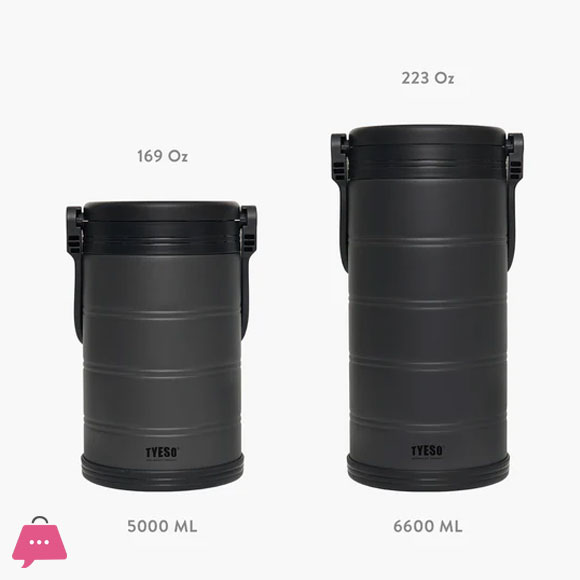 Tyeso Large Capacity Vacuum Insulated Portable Cooler