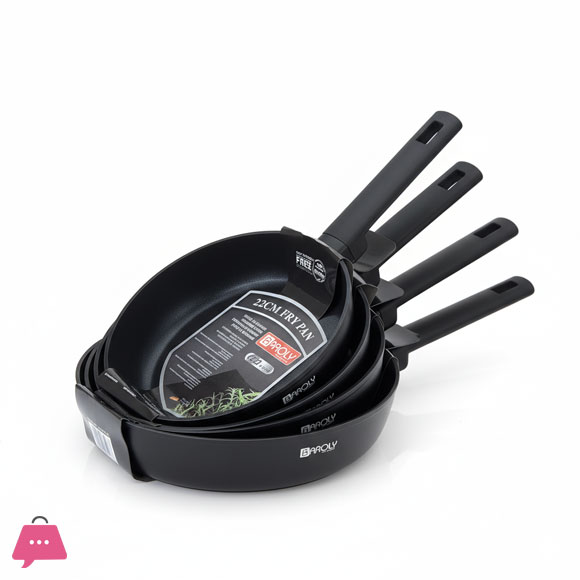 BAROLY Granite Coating Frying Pan - Induction Safe