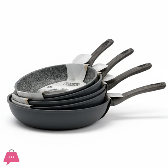 BAROLY Granite Stone Frying Pan - Induction Compatible