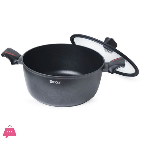 BAROLY Non-stick Casserole Dish with Glass Lid