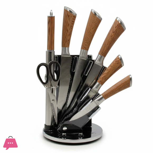 BASS 8-Piece Knife Set Creative Kitchen Experience – Modern Kitchen Essentials