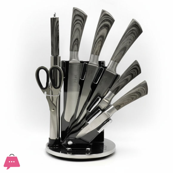 BASS 8-Piece Knife Set Creative Kitchen Experience – Modern Kitchen Essentials